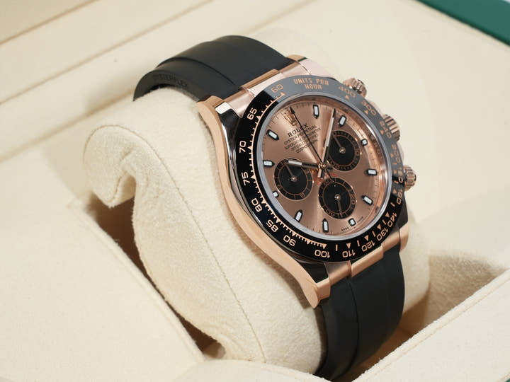 ロレックス デイトナ Ref.116515LN エバーローズゴールド ピンクxブラック文字盤 中古 f28qbiaw