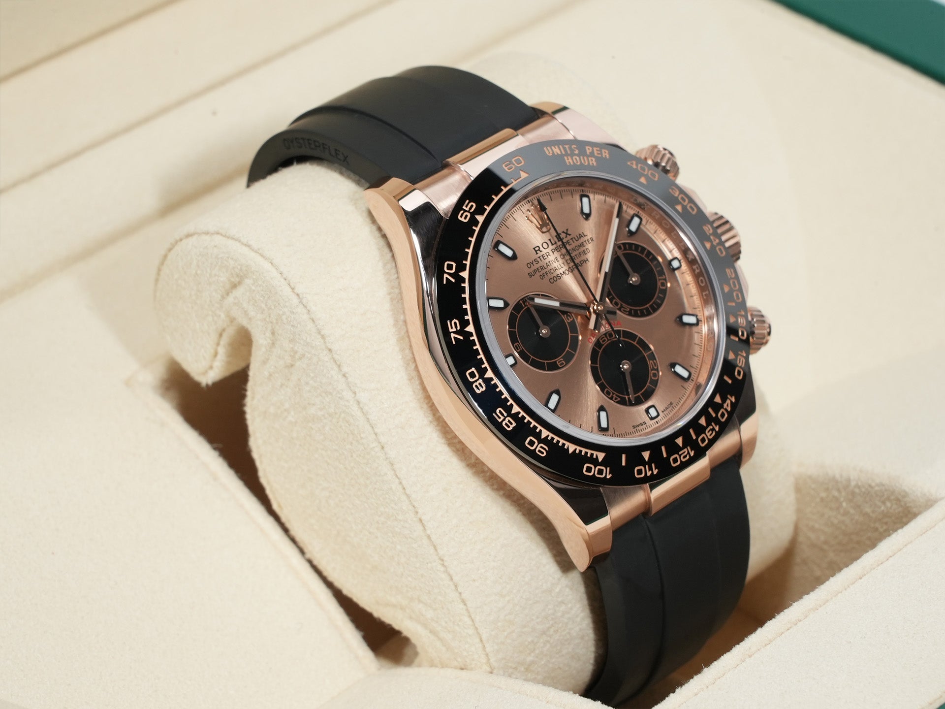 ロレックス デイトナ Ref.116515LN エバーローズゴールド ピンクxブラック文字盤 中古 f28qbiaw