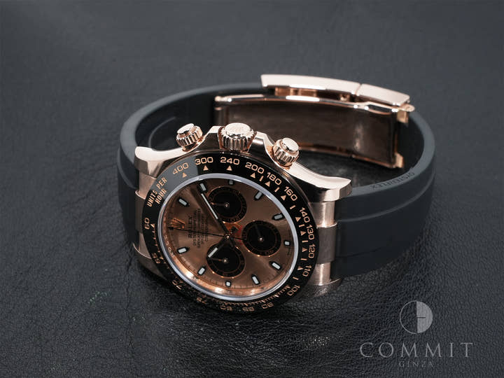 ロレックス デイトナ Ref.116515LN エバーローズゴールド ピンクxブラック文字盤 中古 f28qbiaw
