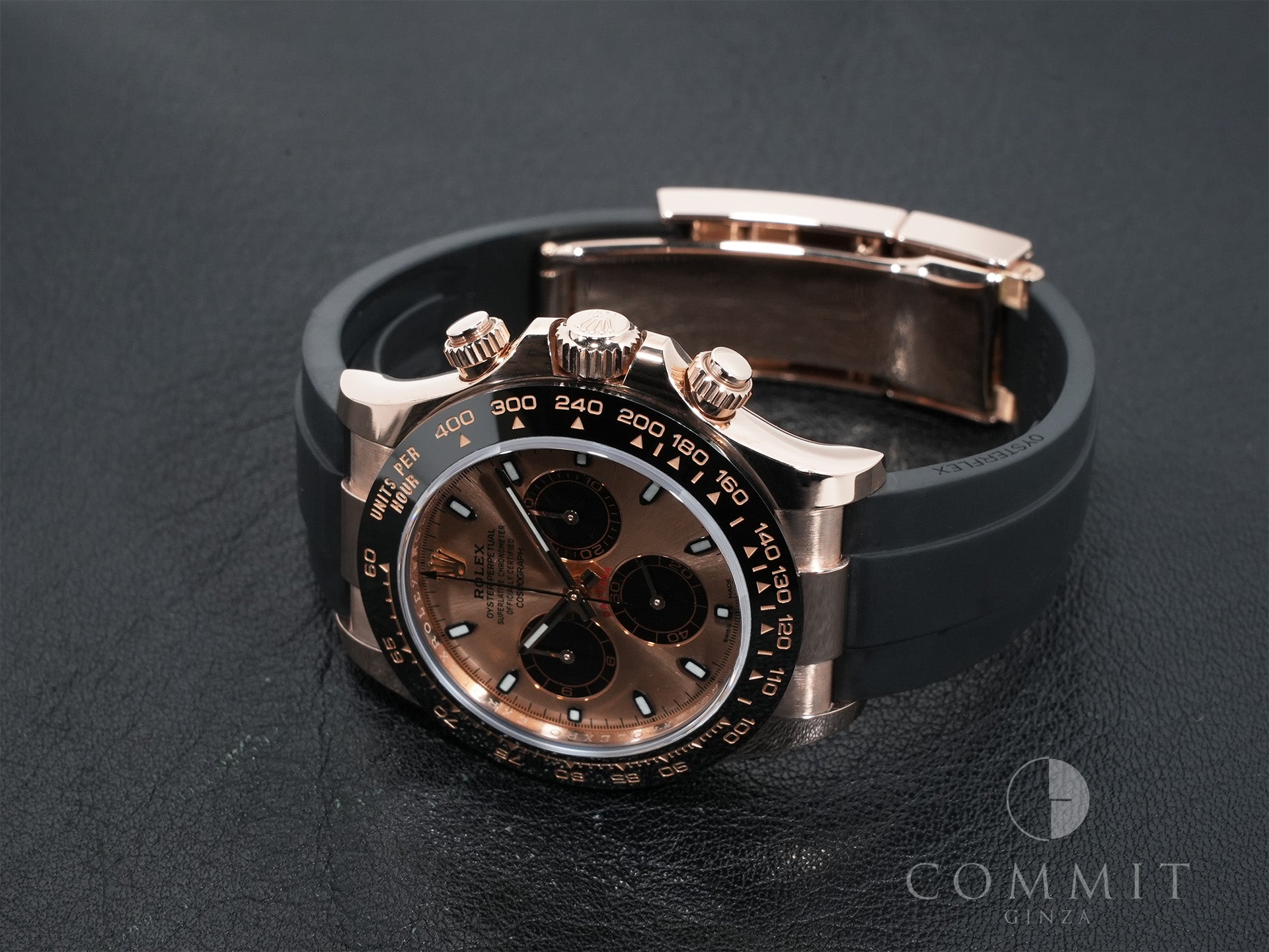 ロレックス デイトナ Ref.116515LN エバーローズゴールド ピンクxブラック文字盤 中古 f28qbiaw