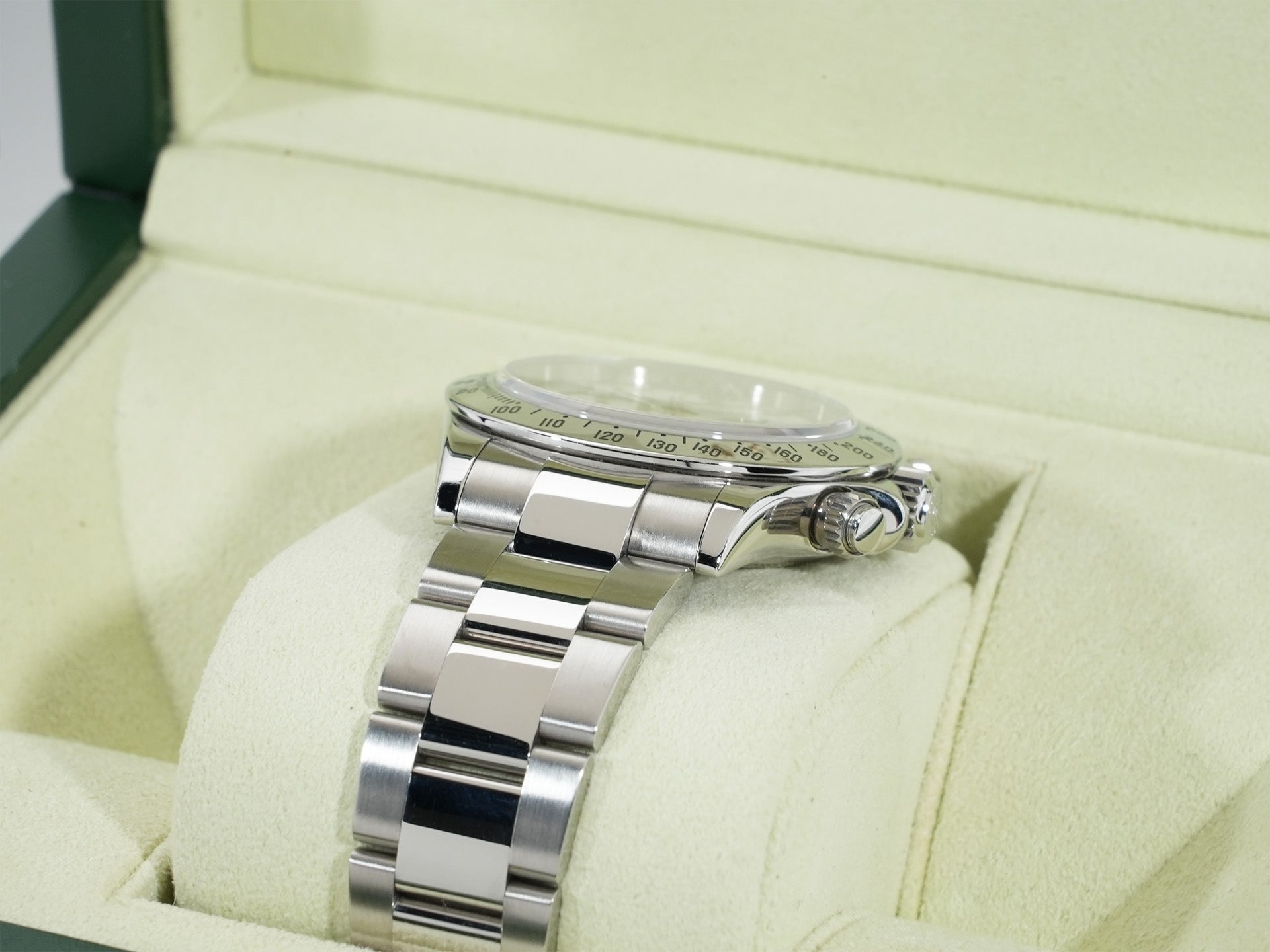 Pre-owned Rolex Daytona Ref. 116520 Stainless Steel White Dial d9uy8nzk