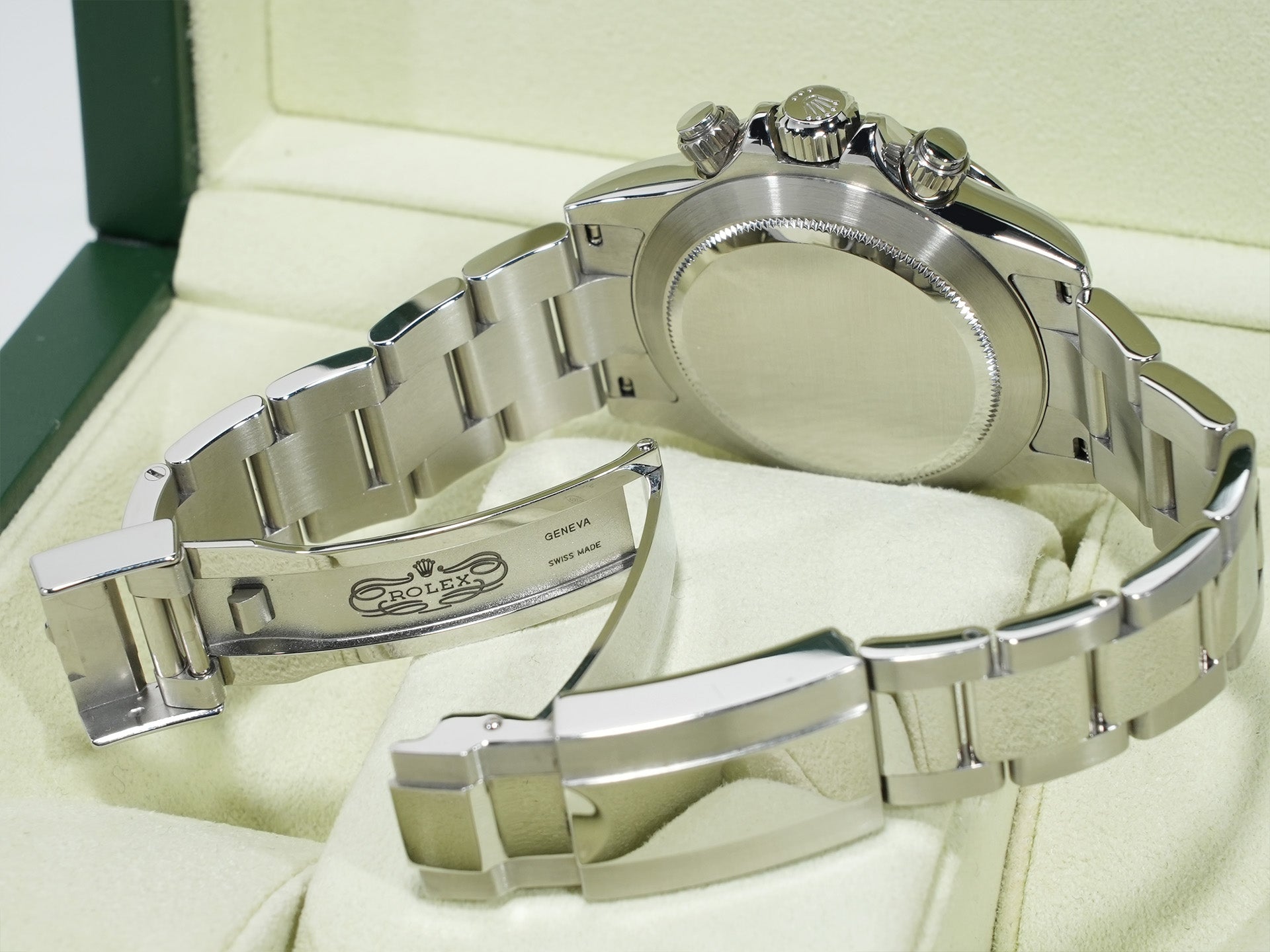 Pre-owned Rolex Daytona Ref. 116520 Stainless Steel White Dial d9uy8nzk