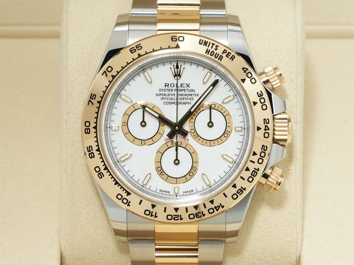 ロレックス デイトナ Ref.126503 ステンレススチール/イエローゴールド ホワイト文字盤 未使用 cr48nvft