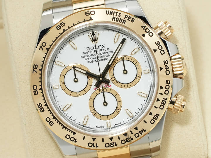 ロレックス デイトナ Ref.126503 ステンレススチール/イエローゴールド ホワイト文字盤 未使用 cr48nvft