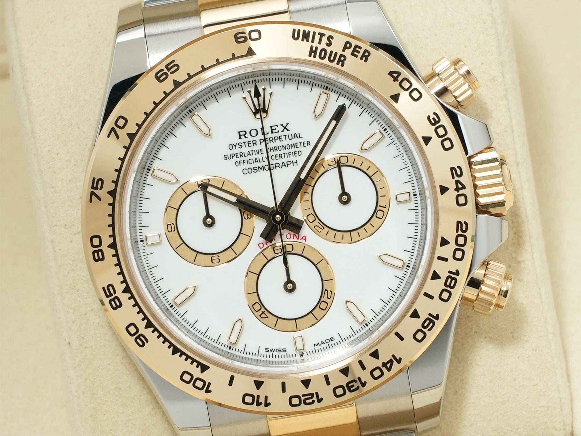ロレックス デイトナ Ref.126503 ステンレススチール/イエローゴールド ホワイト文字盤 未使用 cr48nvft