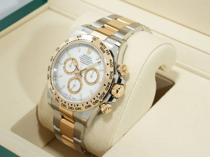 ロレックス デイトナ Ref.126503 ステンレススチール/イエローゴールド ホワイト文字盤 未使用 cr48nvft