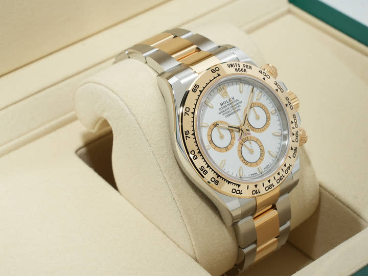 ロレックス デイトナ Ref.126503 ステンレススチール/イエローゴールド ホワイト文字盤 未使用 cr48nvft