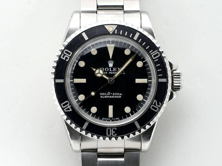 Pre-owned Rolex Submariner Ref. 5513 Stainless Steel Black Dial yai2ea3f