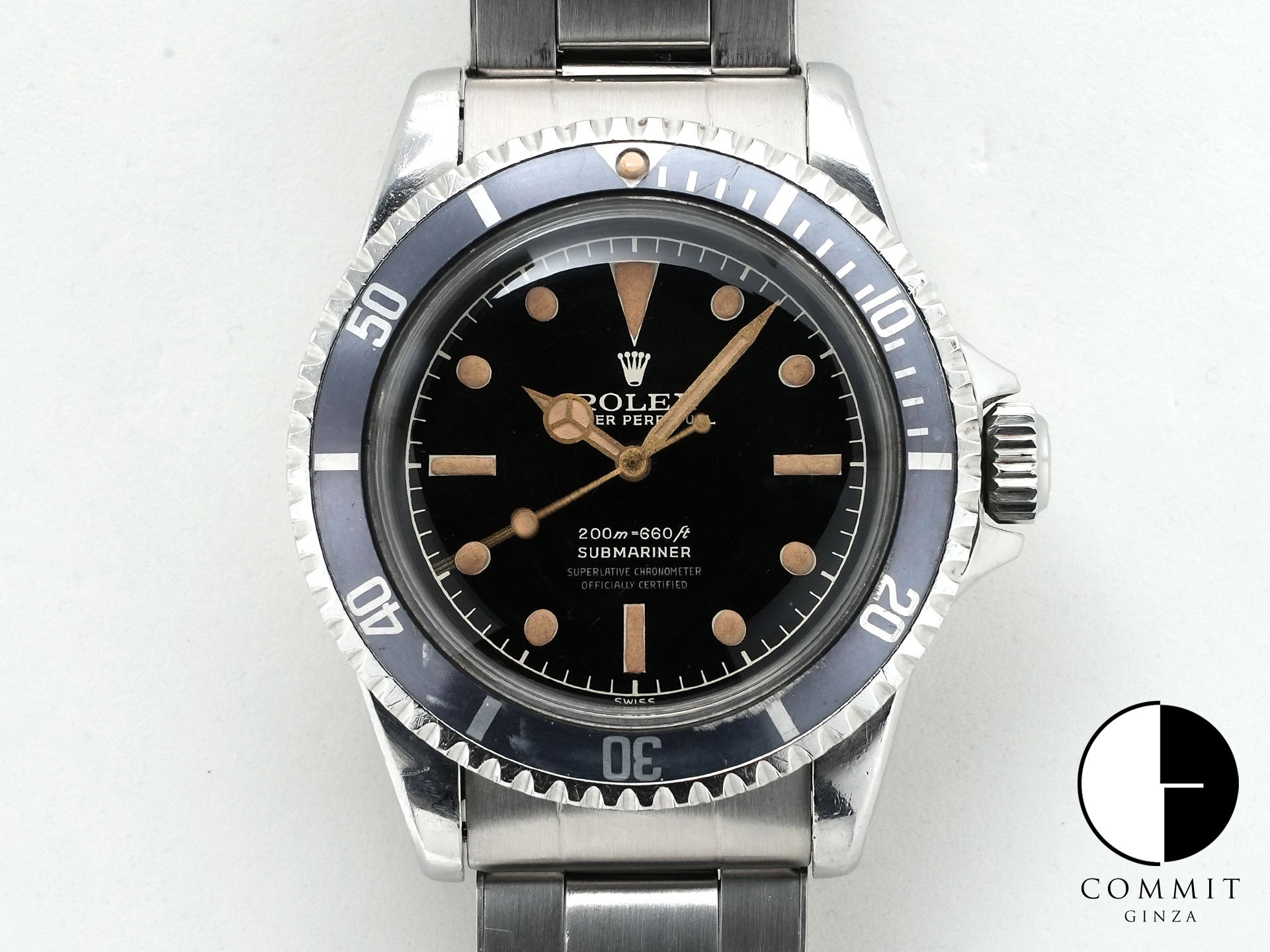 Pre-owned Rolex Submariner Ref. 5512 Stainless Steel Black Dial 4vq8e6kq