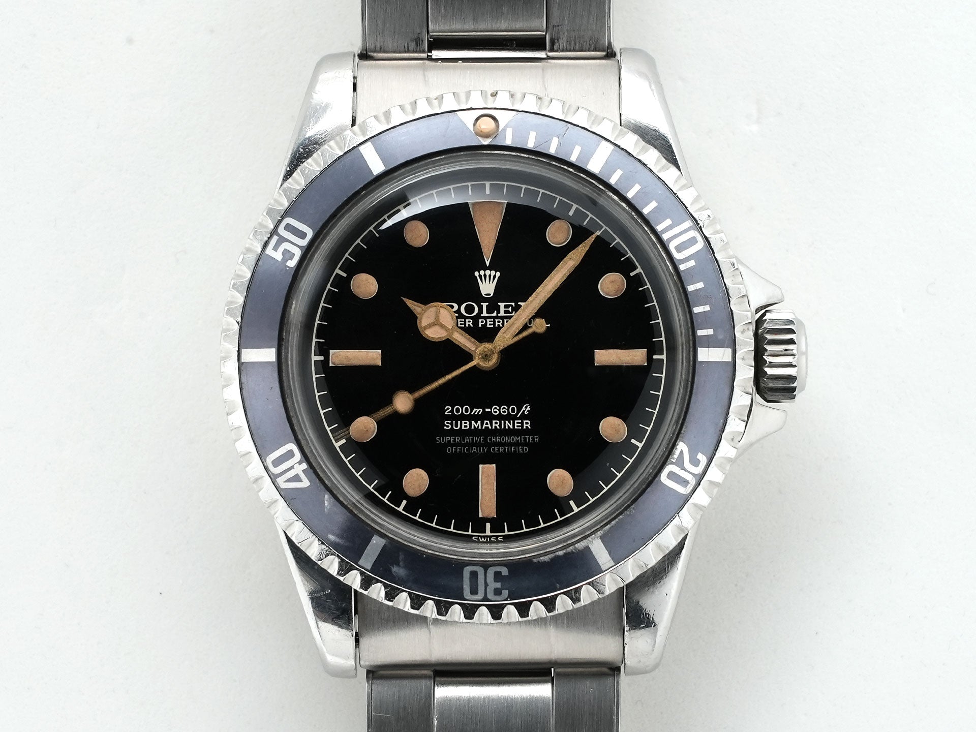 Pre-owned Rolex Submariner Ref. 5512 Stainless Steel Black Dial 4vq8e6kq