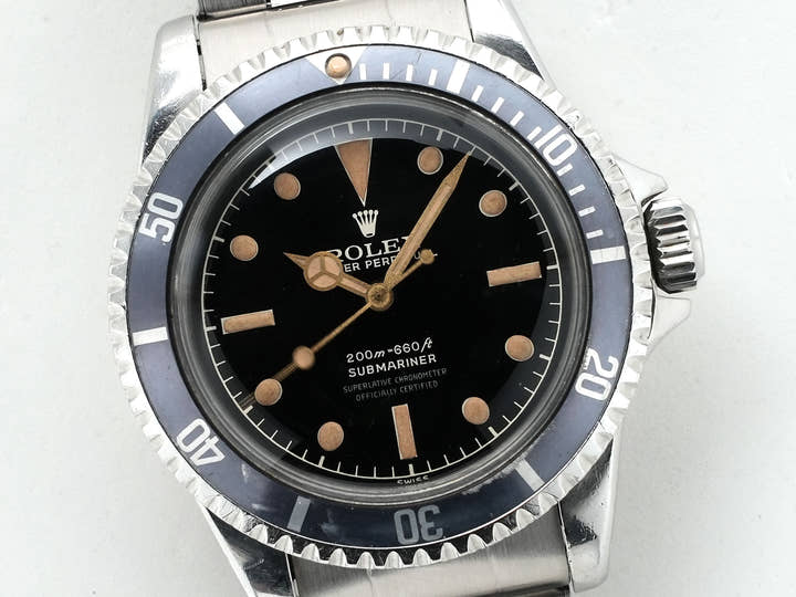 Pre-owned Rolex Submariner Ref. 5512 Stainless Steel Black Dial 4vq8e6kq
