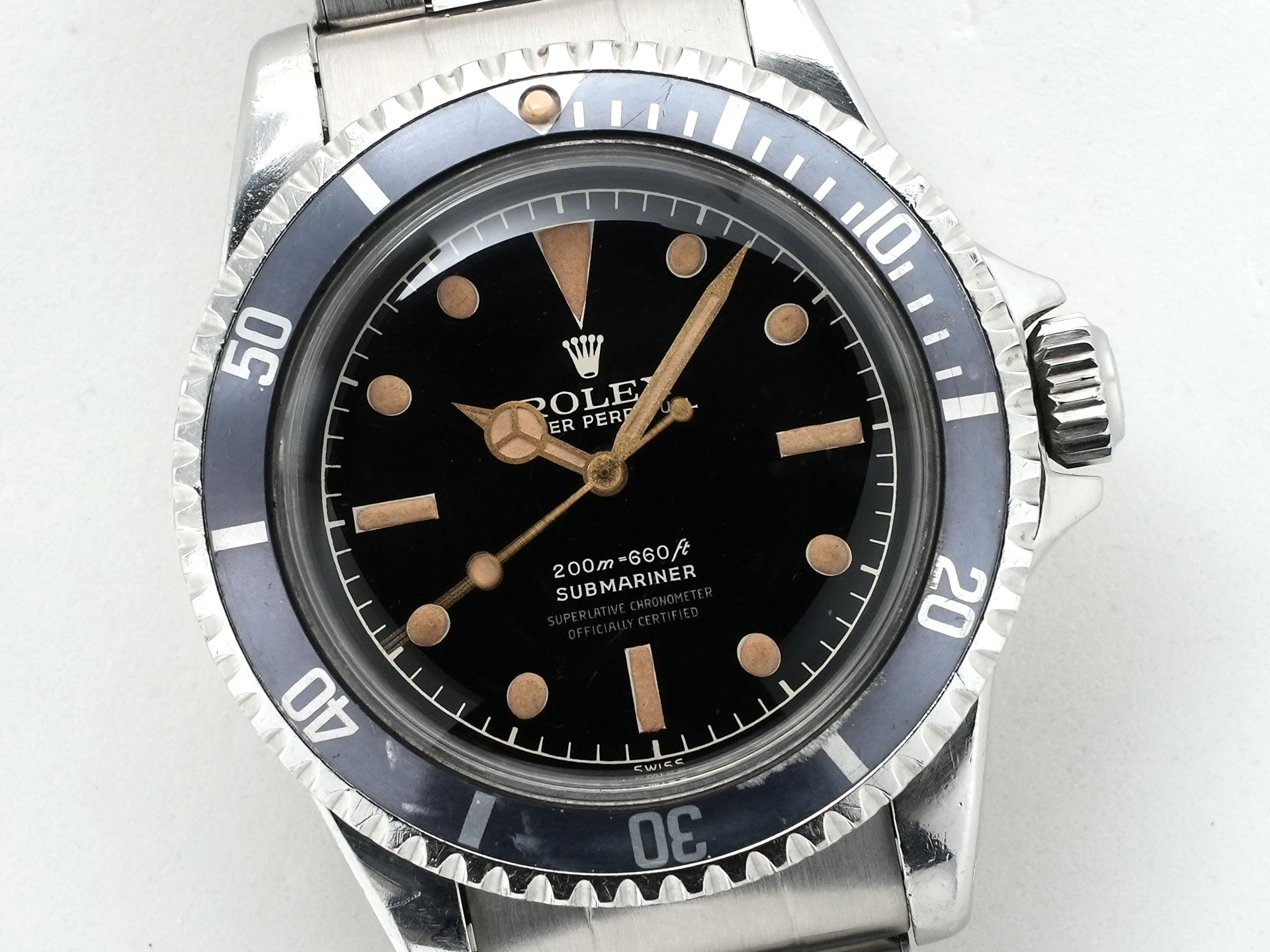 Pre-owned Rolex Submariner Ref. 5512 Stainless Steel Black Dial 4vq8e6kq