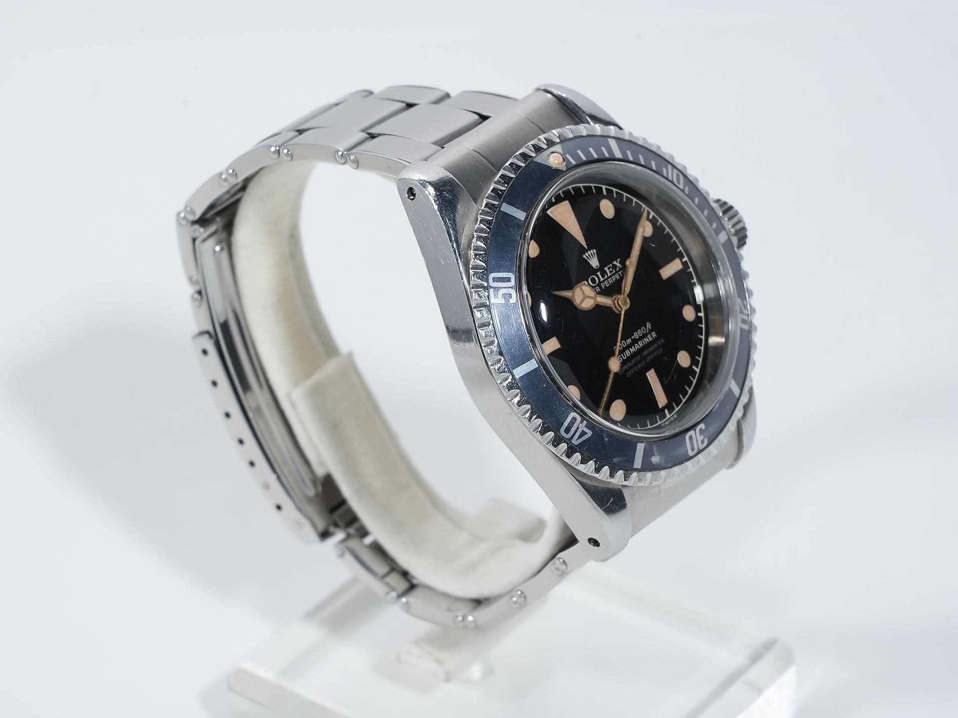 Pre-owned Rolex Submariner Ref. 5512 Stainless Steel Black Dial 4vq8e6kq