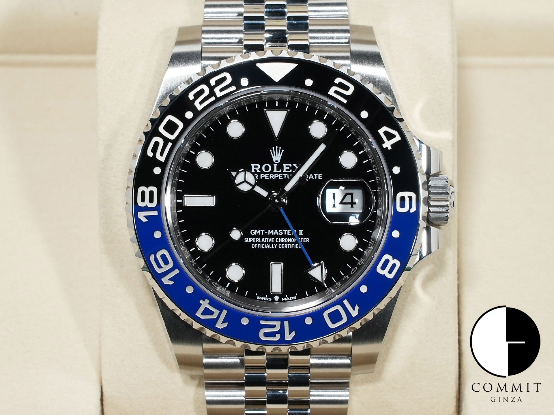 ロレックス GMTマスターII Ref.126710BLNR ステンレススチール ブラック文字盤 ジュビリーブレスレット 未使用 9a9fv2c8