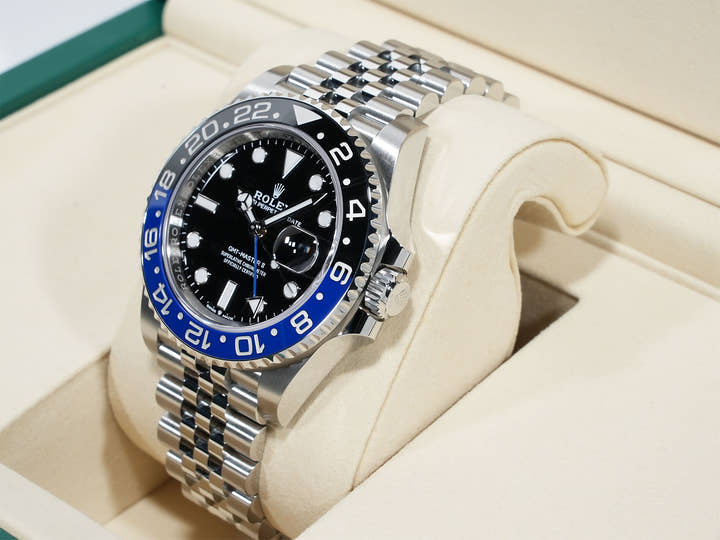 ロレックス GMTマスターII Ref.126710BLNR ステンレススチール ブラック文字盤 ジュビリーブレスレット 未使用 9a9fv2c8