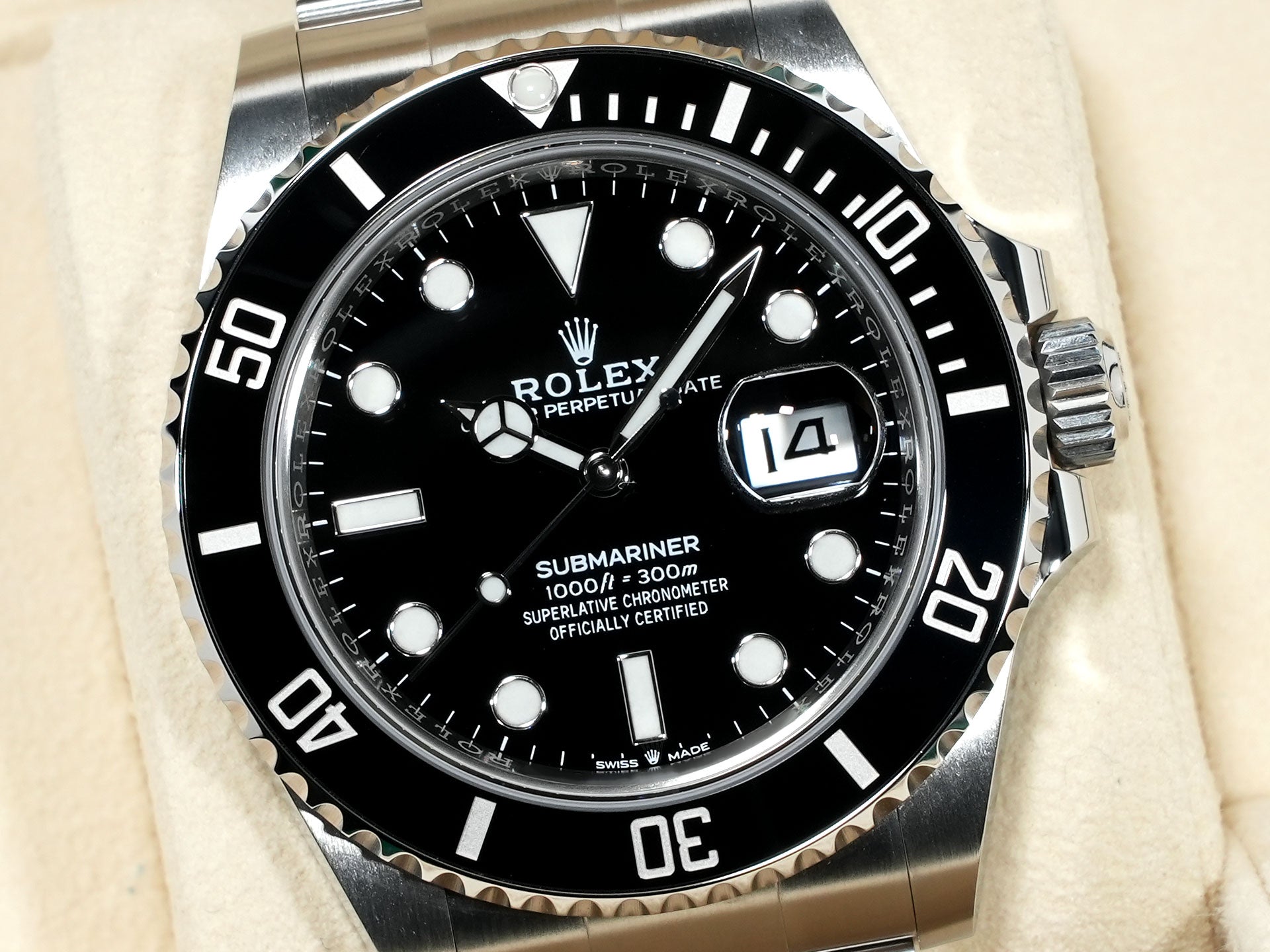 Rolex Submariner Date Ref. 126610LN Stainless Steel Black Dial Unused 49aqq933