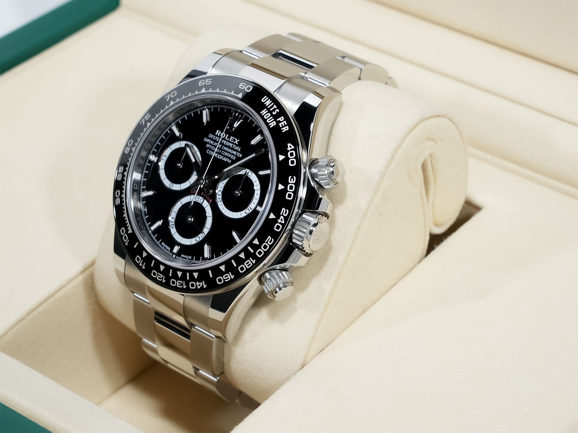 ロレックス デイトナ Ref.126500LN ステンレススチール ブラック文字盤 未使用 9cubdri9
