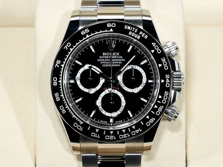 ロレックス デイトナ Ref.126500LN ステンレススチール ブラック文字盤 未使用 cdrybu9e