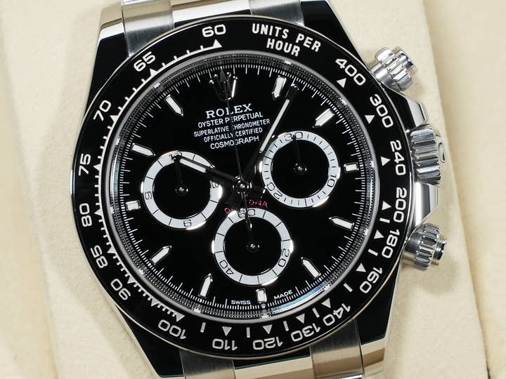 ロレックス デイトナ Ref.126500LN ステンレススチール ブラック文字盤 美中古 ocj5hmqp