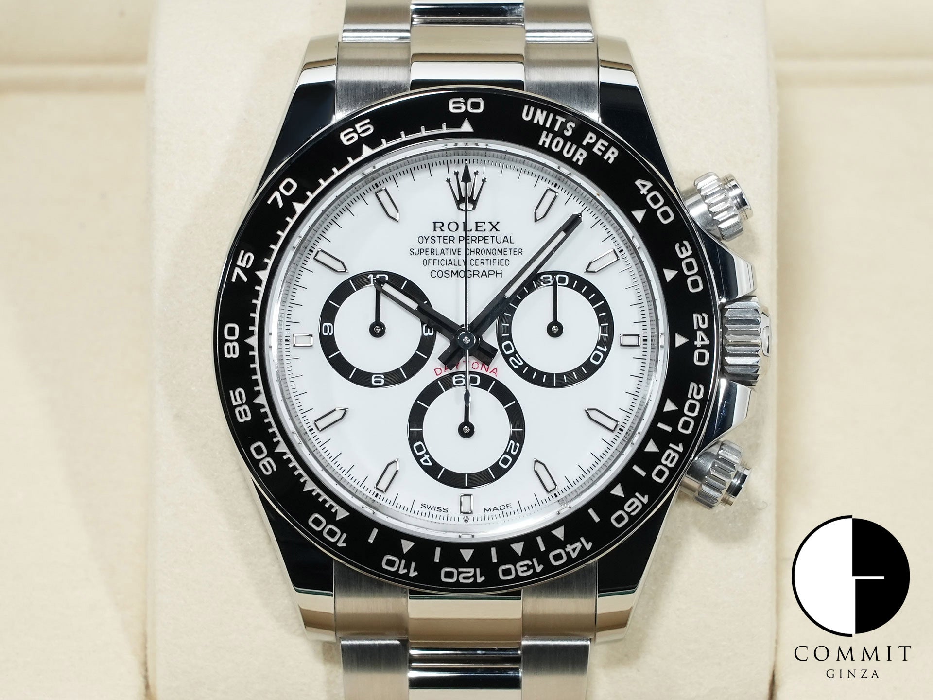 ロレックス デイトナ Ref.126500LN ステンレススチール ホワイト文字盤 未使用 ysiwca52