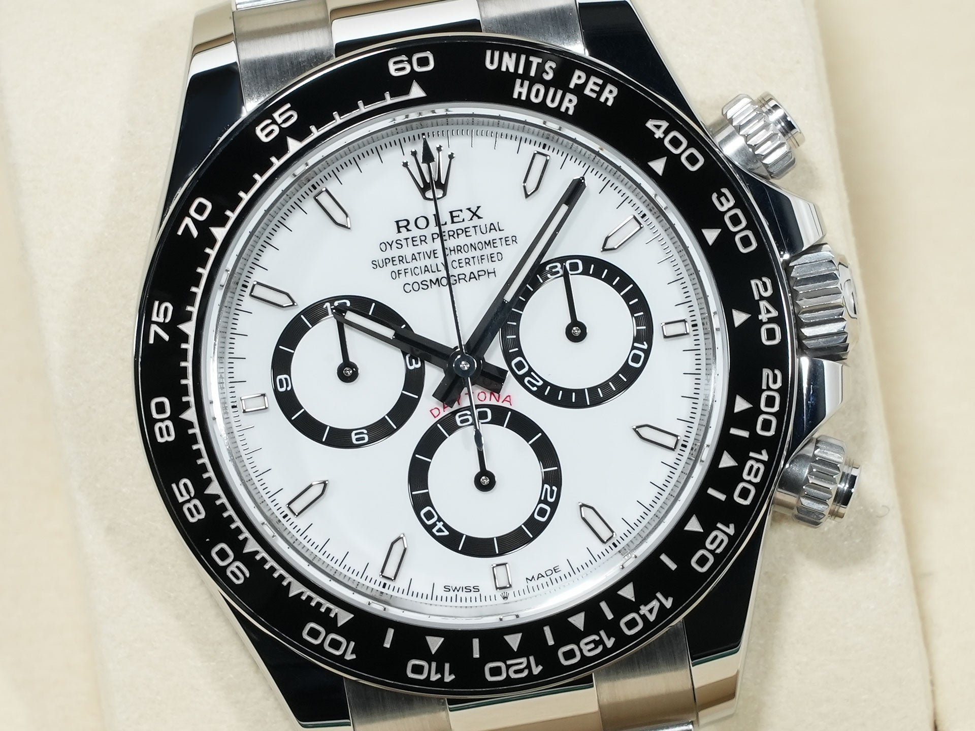 ロレックス デイトナ Ref.126500LN ステンレススチール ホワイト文字盤 未使用 ysiwca52