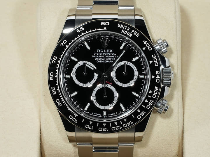 Rolex Daytona Ref. 126500LN Stainless Steel Black Dial Unused reuhs4vq