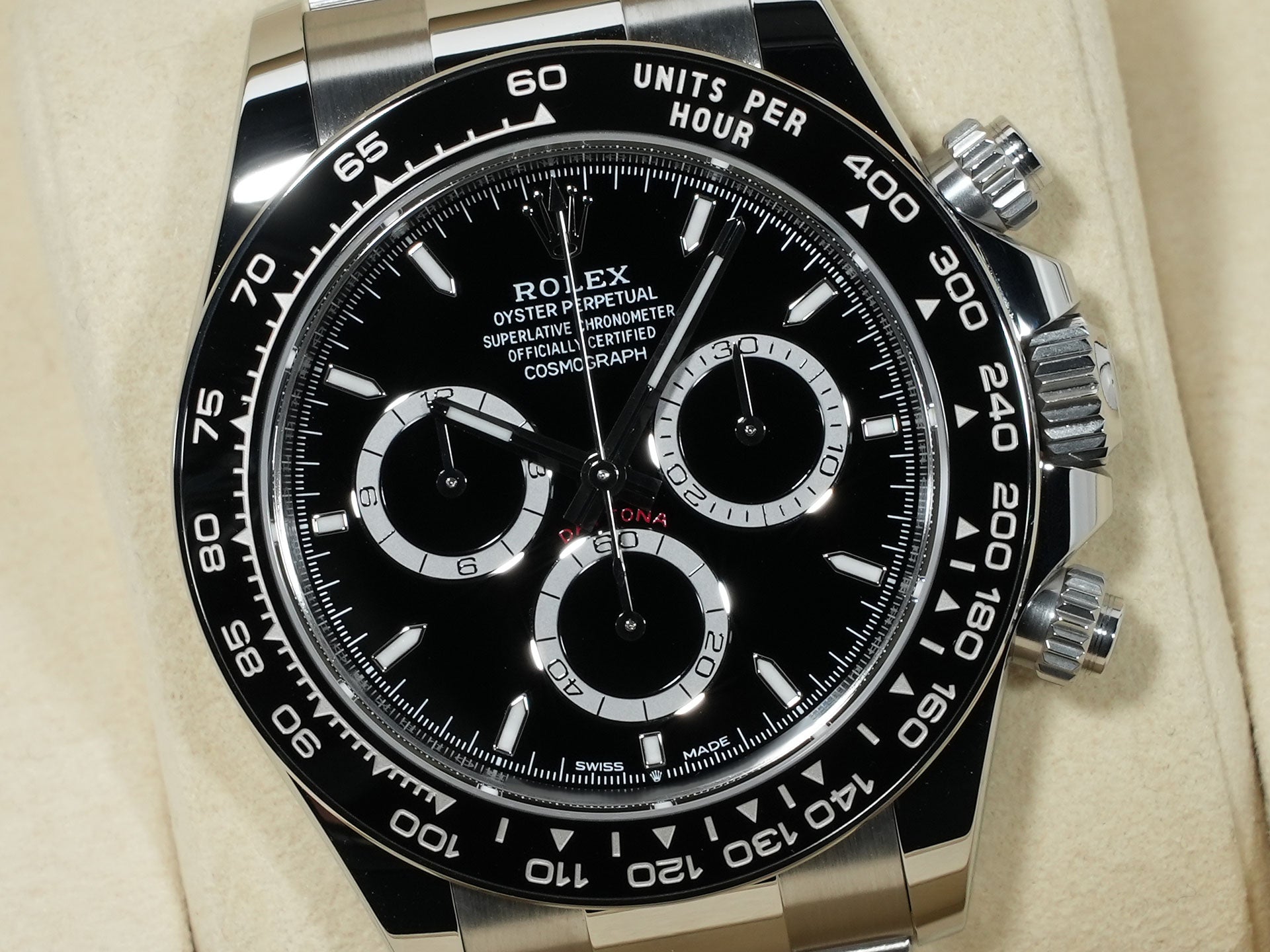 Rolex Daytona Ref. 126500LN Stainless Steel Black Dial Unused reuhs4vq