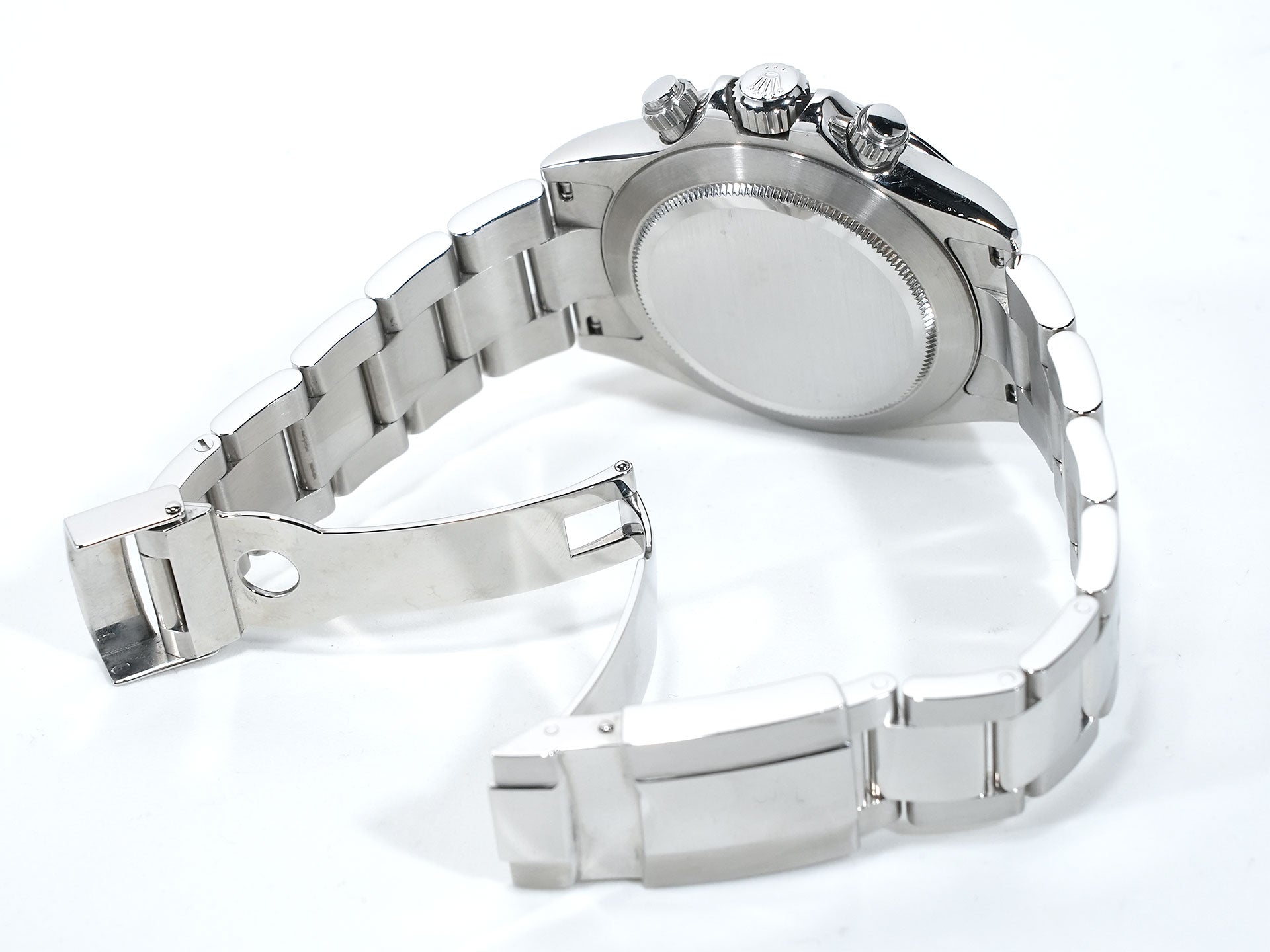 Pre-owned Rolex Daytona Ref. 116520 Stainless Steel White Dial bu9x9x7z