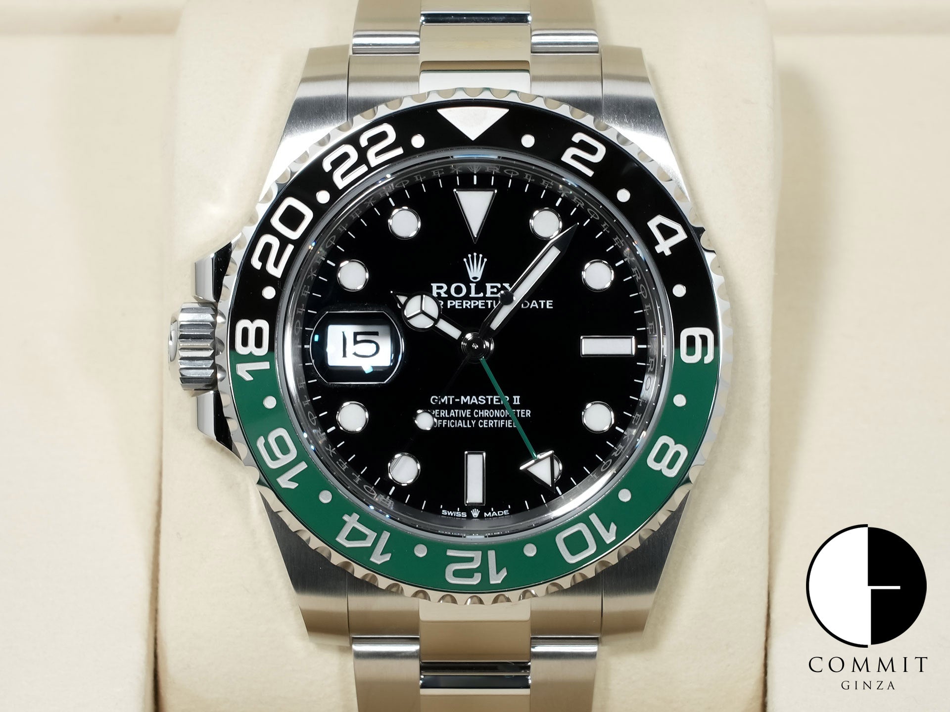 ロレックス GMTマスターII Ref.126720VTNR ステンレススチール ブラック文字盤 オイスターブレスレット 未使用 79axo6pe