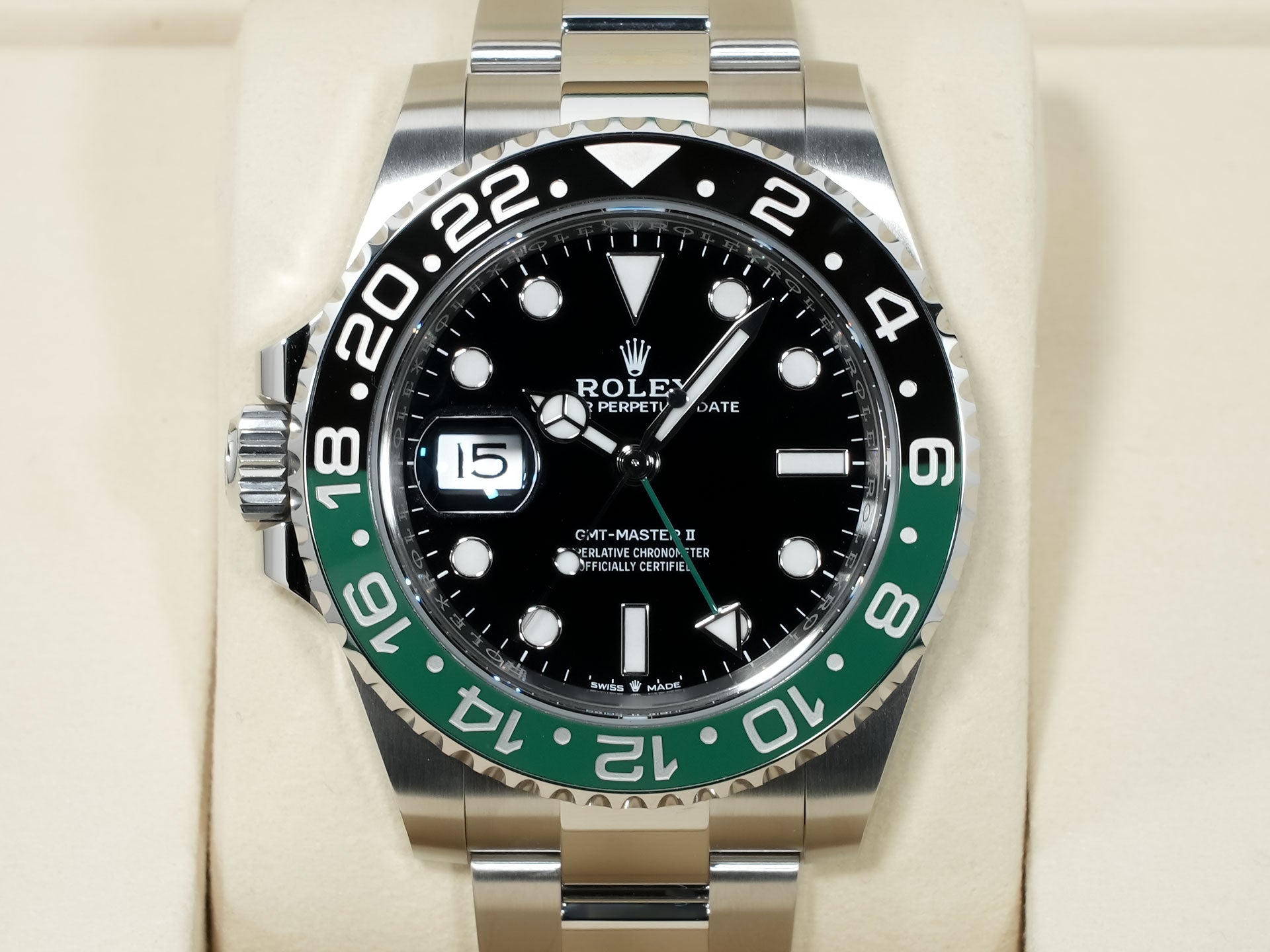 ロレックス GMTマスターII Ref.126720VTNR ステンレススチール ブラック文字盤 オイスターブレスレット 未使用 79axo6pe