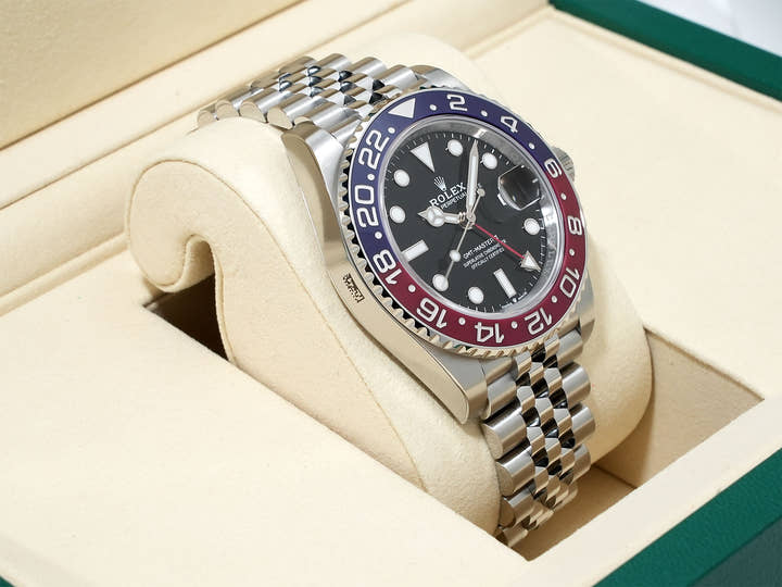 ロレックス GMTマスターII Ref.126710BLRO ステンレススチール ブラック文字盤 ジュビリーブレスレット 未使用 44teoaat