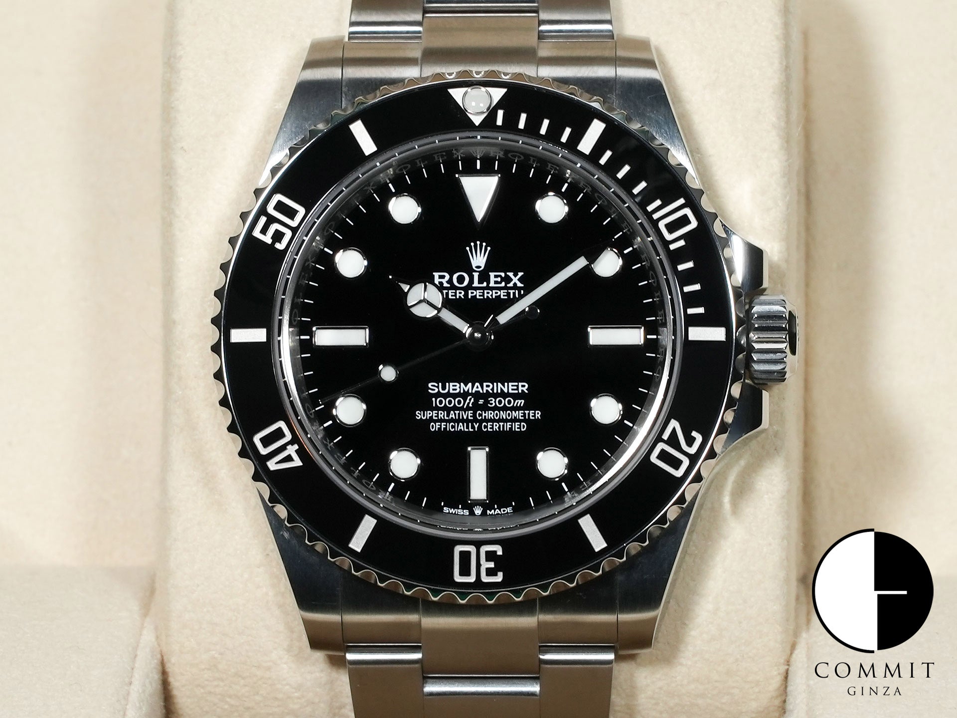 ロレックス サブマリーナー ノンデイト Ref.124060 ステンレススチール ブラック文字盤 美中古 akr69est