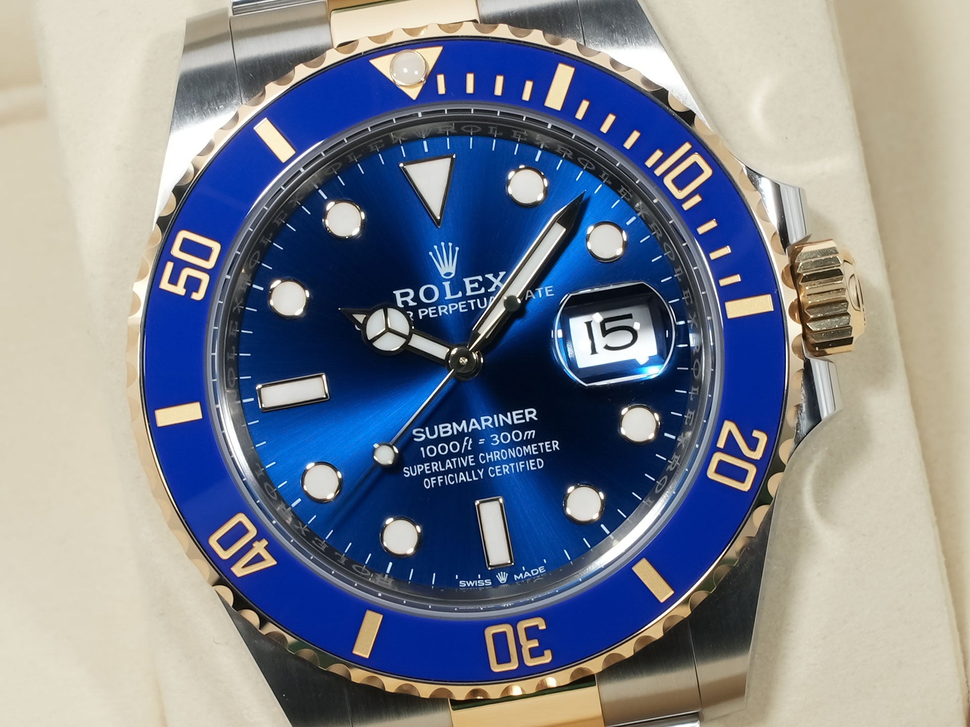 ロレックス サブマリーナー デイト Ref.126613LB ステンレススチール/イエローゴールド ブルー文字盤 未使用 rfda3yf2