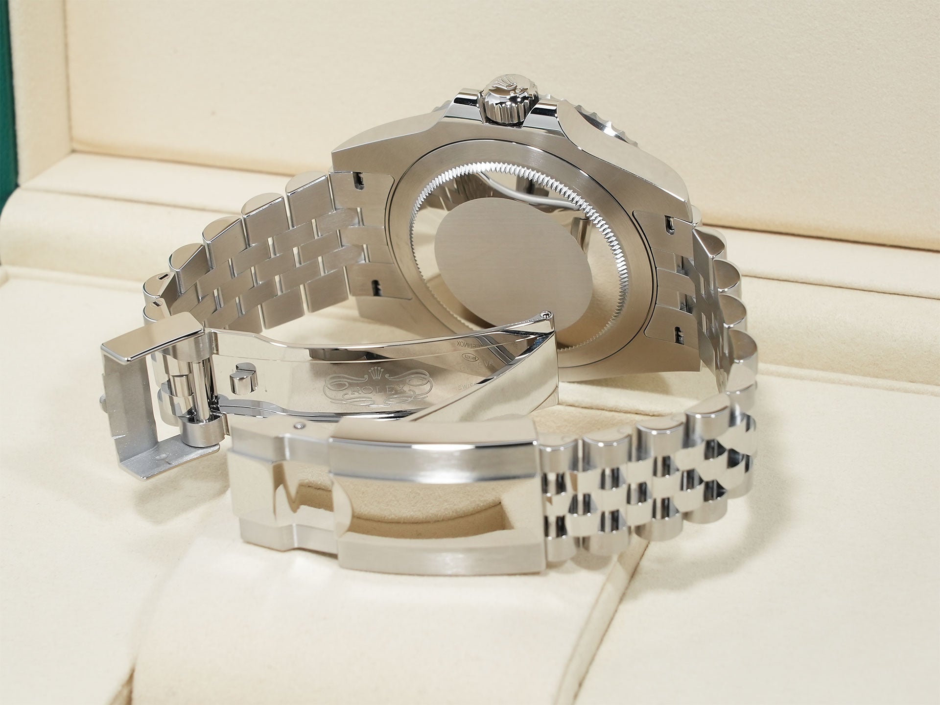 ロレックス GMTマスターII Ref.126710BLNR ステンレススチール ブラック文字盤 ジュビリーブレスレット 未使用 29ra4gnc