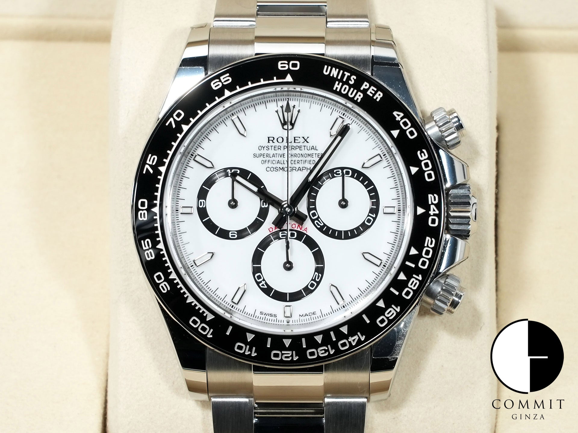 ロレックス デイトナ Ref.126500LN ステンレススチール ホワイト文字盤 未使用 eyj4ag4b