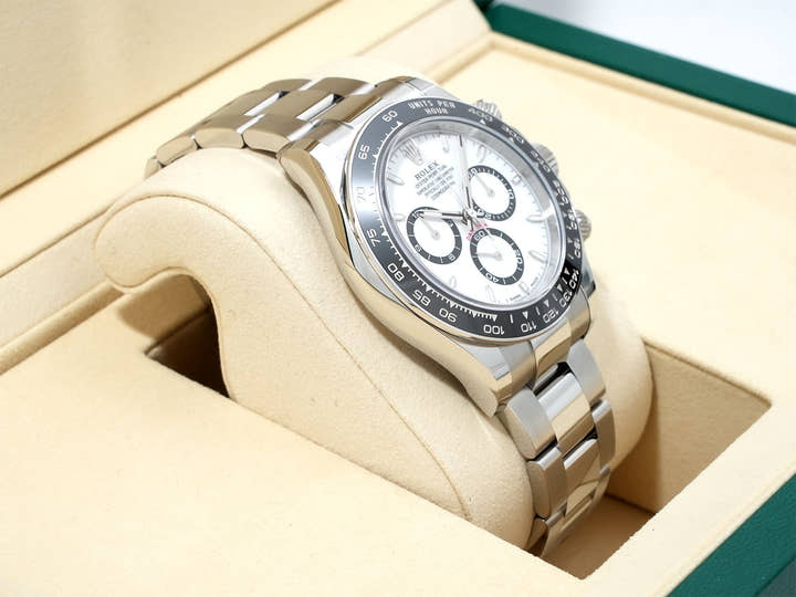 ロレックス デイトナ Ref.126500LN ステンレススチール ホワイト文字盤 未使用 eyj4ag4b