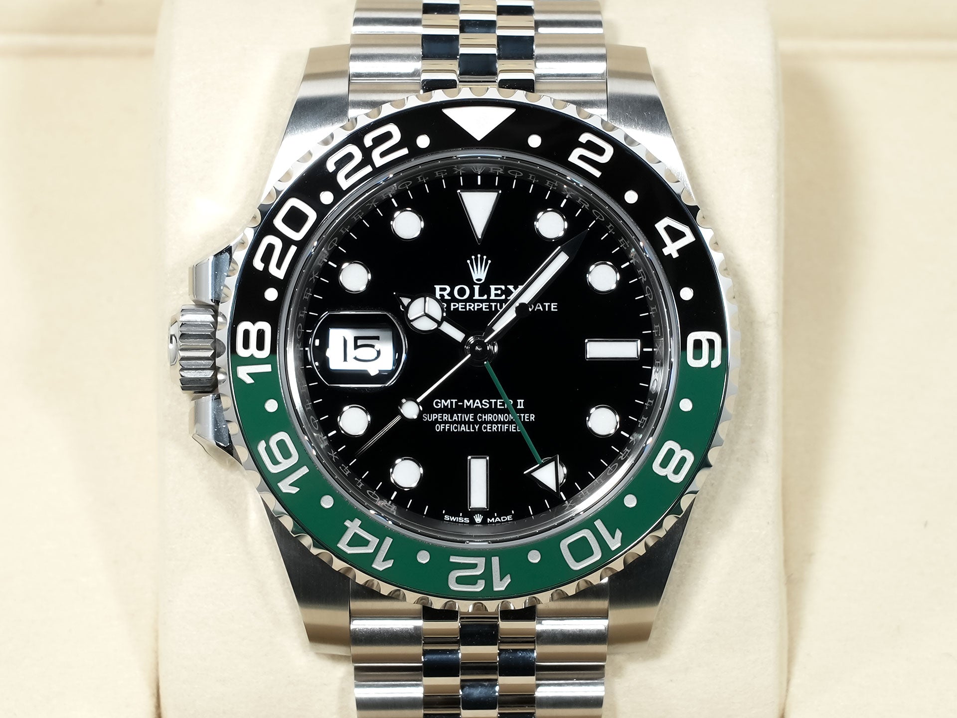 ロレックス GMTマスターII Ref.126720VTNR ステンレススチール ブラック文字盤 ジュビリーブレスレット 未使用 e5x4ehm9