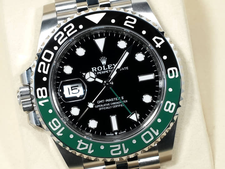 ロレックス GMTマスターII Ref.126720VTNR ステンレススチール ブラック文字盤 ジュビリーブレスレット 未使用 e5x4ehm9