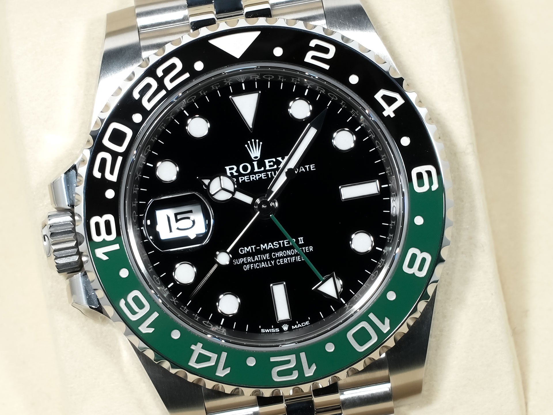 ロレックス GMTマスターII Ref.126720VTNR ステンレススチール ブラック文字盤 ジュビリーブレスレット 未使用 e5x4ehm9
