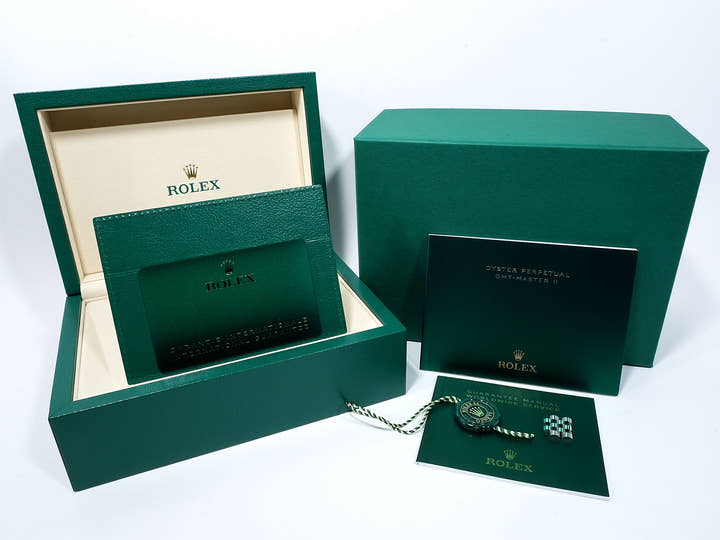 ロレックス GMTマスターII Ref.126710GRNR ステンレススチール ブラック文字盤 ジュビリーブレスレット 未使用 rnf65yy5