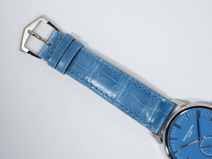 パテックフィリップ カラトラバ グランド エキシビジョン 東京2023 Ref.6127G-010 ホワイトゴールド ラックライトブルー文字盤 中古 cdbjuuxw