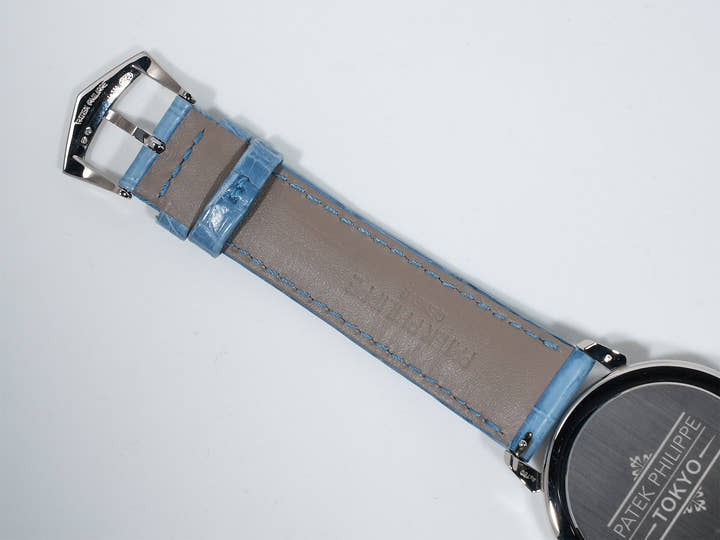 パテックフィリップ カラトラバ グランド エキシビジョン 東京2023 Ref.6127G-010 ホワイトゴールド ラックライトブルー文字盤 中古 cdbjuuxw