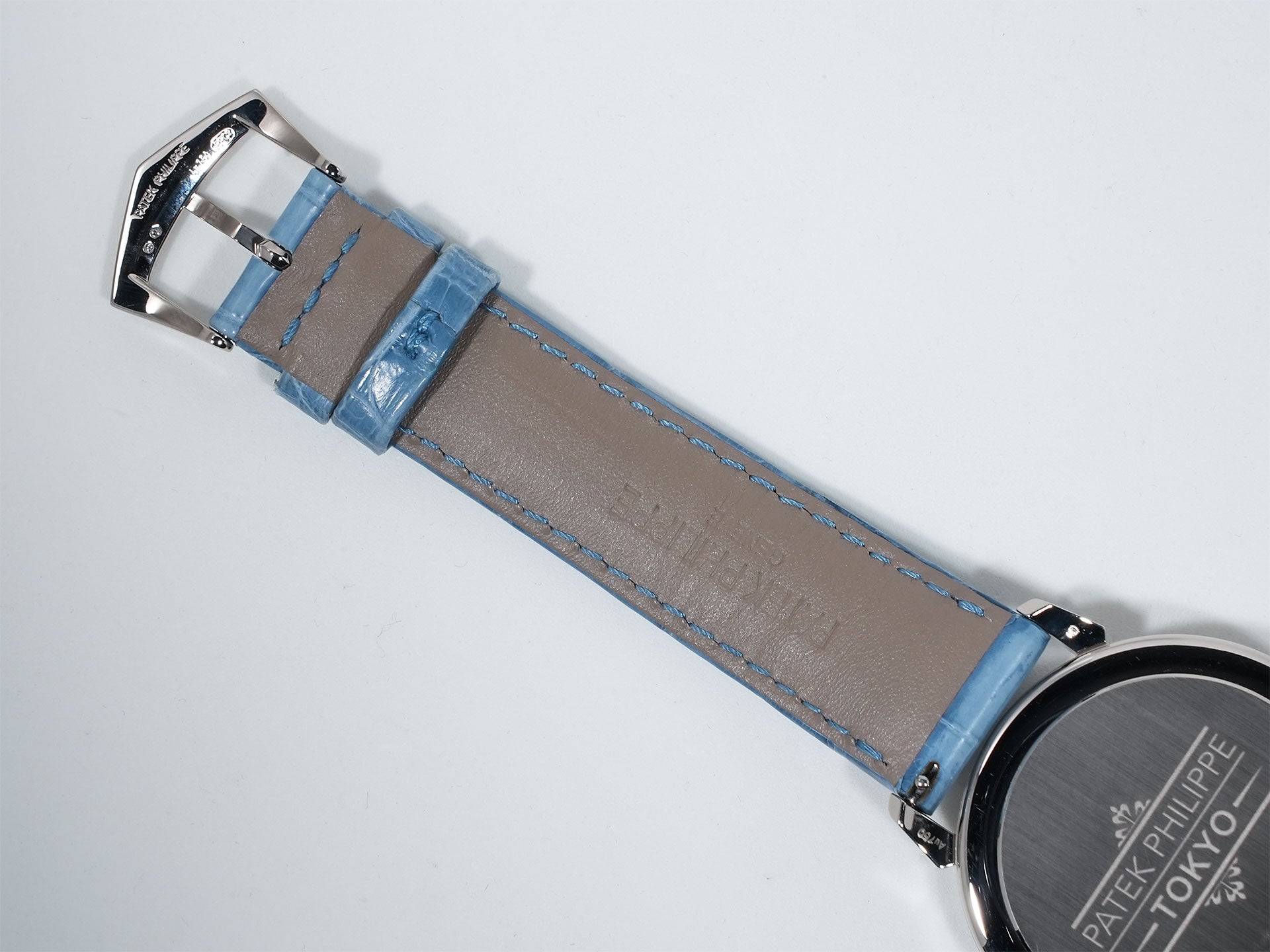 パテックフィリップ カラトラバ グランド エキシビジョン 東京2023 Ref.6127G-010 ホワイトゴールド ラックライトブルー文字盤 中古 cdbjuuxw