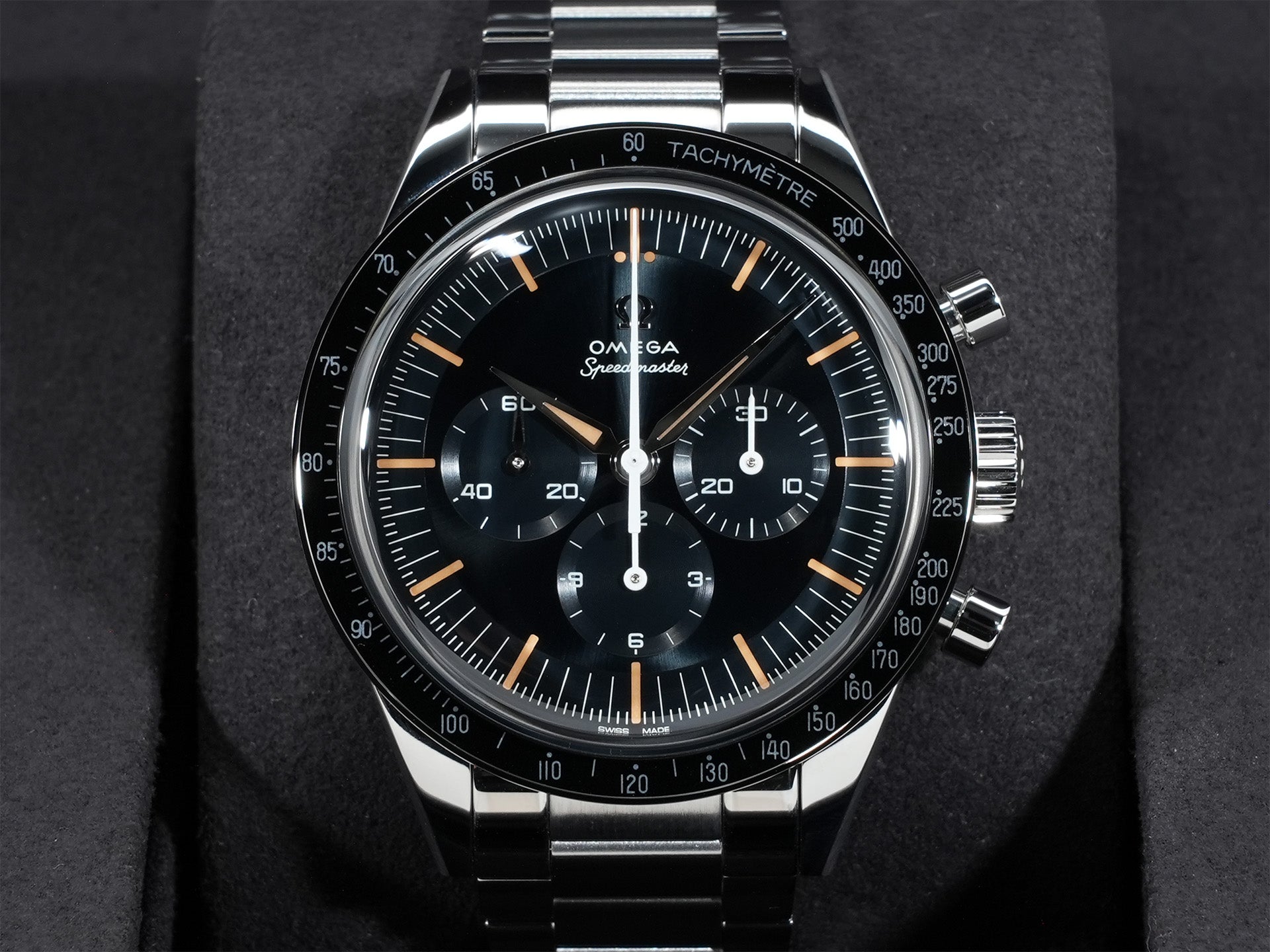 オメガ スピードマスター ファースト オメガ イン スペー﻿ス Ref.310.30.40.50.06.001 ステンレススチール ブルーグレー文字盤 未使用 i2e6q6te