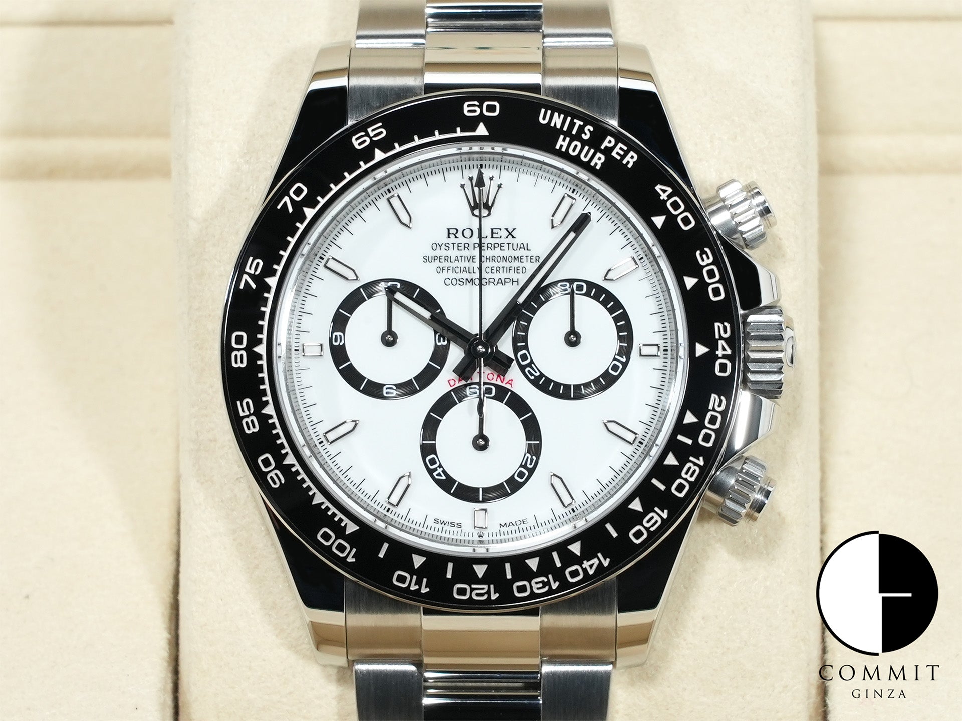 ロレックス デイトナ Ref.126500LN ステンレススチール ホワイト文字盤 未使用 8gdgzo29