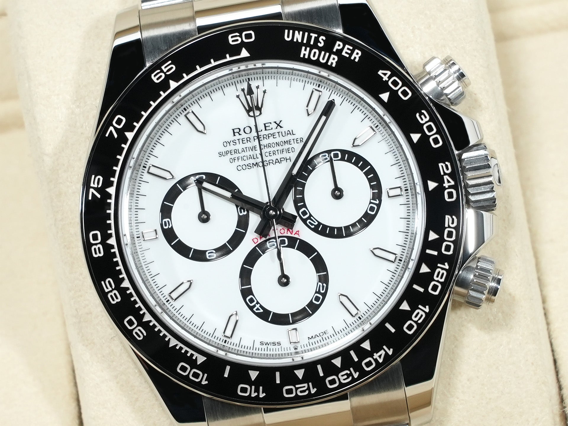 ロレックス デイトナ Ref.126500LN ステンレススチール ホワイト文字盤 未使用 8gdgzo29