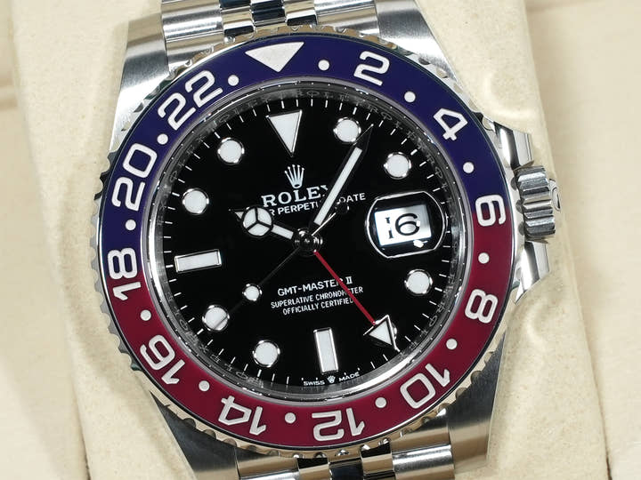 ロレックス GMTマスターII Ref.126710BLRO ステンレススチール ブラック文字盤 ジュビリーブレスレット 未使用 4wm5ss7y