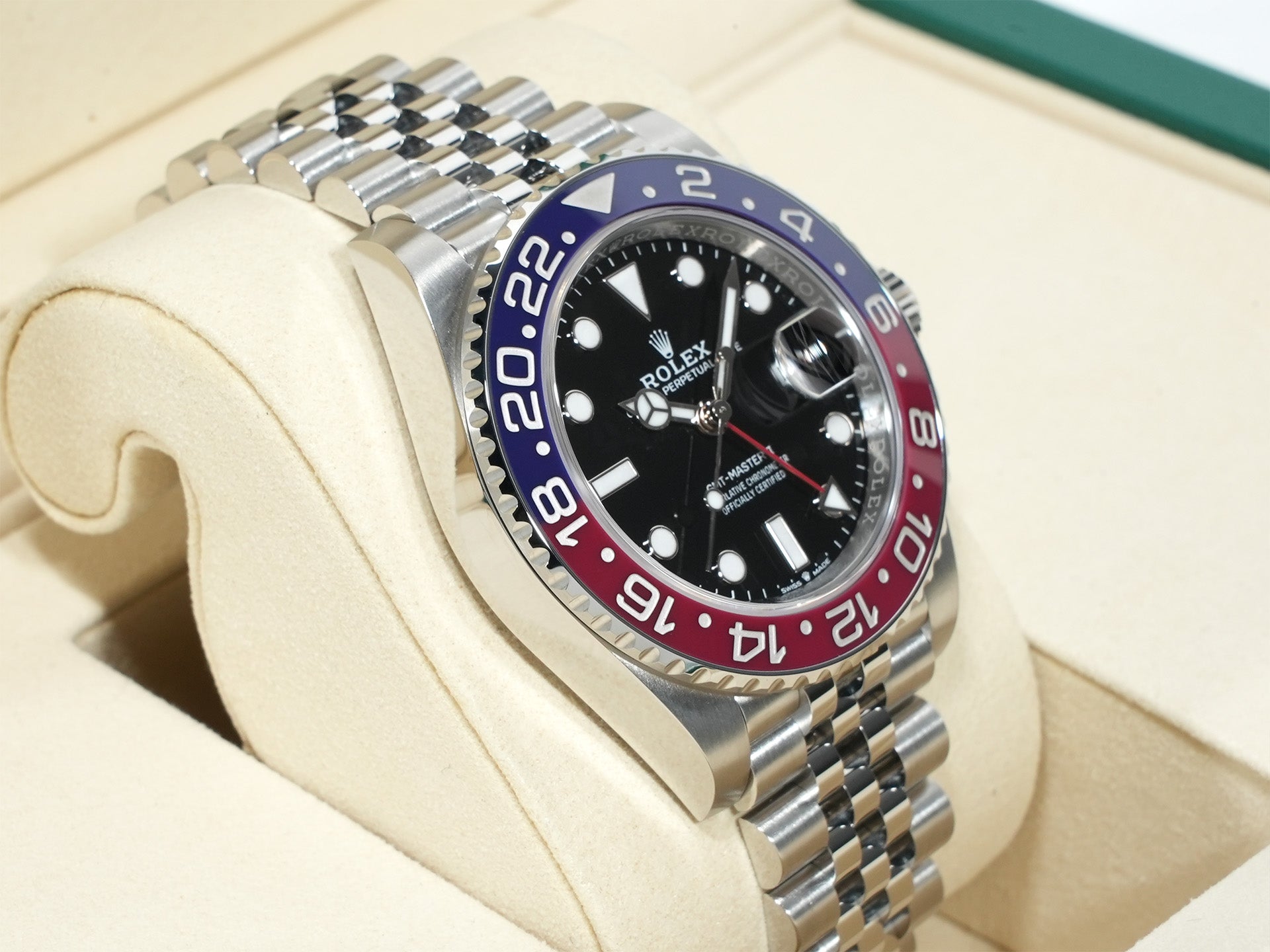 ロレックス GMTマスターII Ref.126710BLRO ステンレススチール ブラック文字盤 ジュビリーブレスレット 未使用 4wm5ss7y