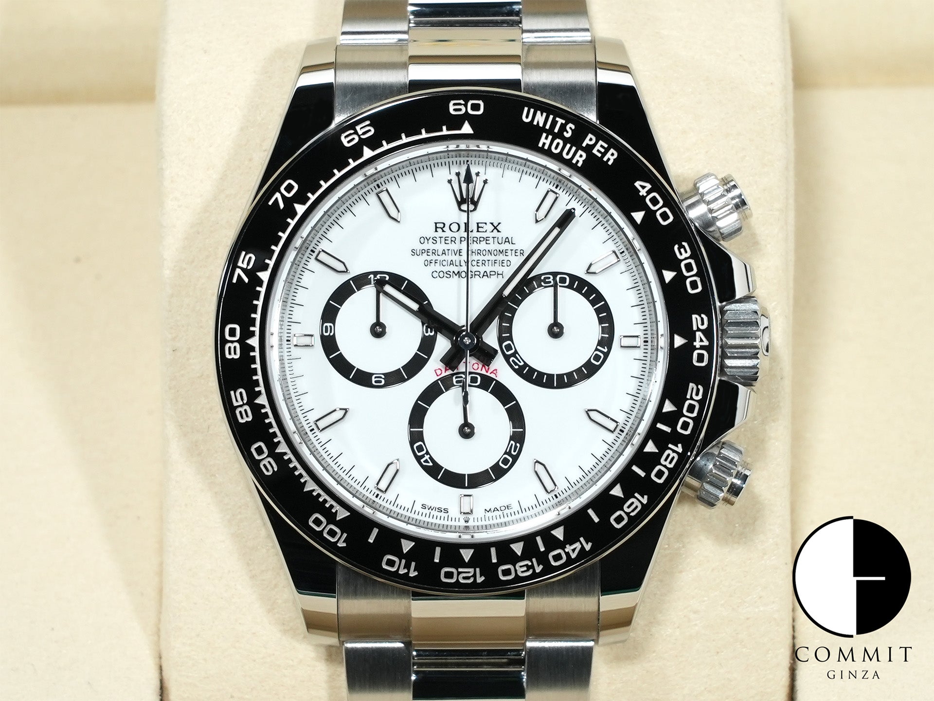 ロレックス デイトナ Ref.126500LN ステンレススチール ホワイト文字盤 未使用 vtx7feqq