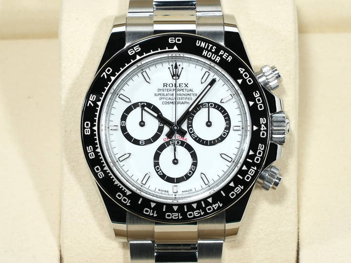 ロレックス デイトナ Ref.126500LN ステンレススチール ホワイト文字盤 未使用 vtx7feqq